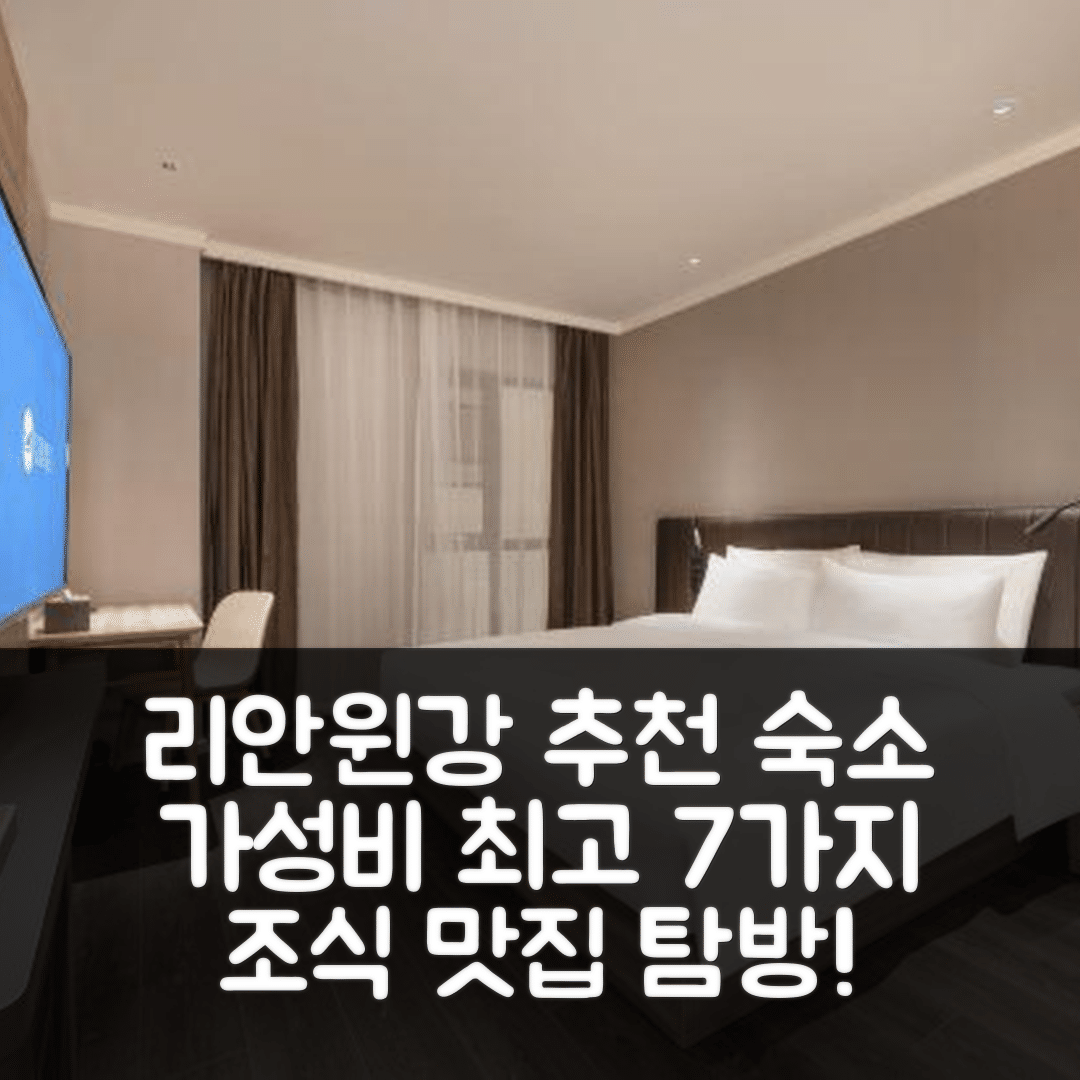 롄윈강 숙소 여행 호텔 추천 리안윈강 시구 해산물 시티 | 가성비와 조식이 뛰어난 7가지 이유