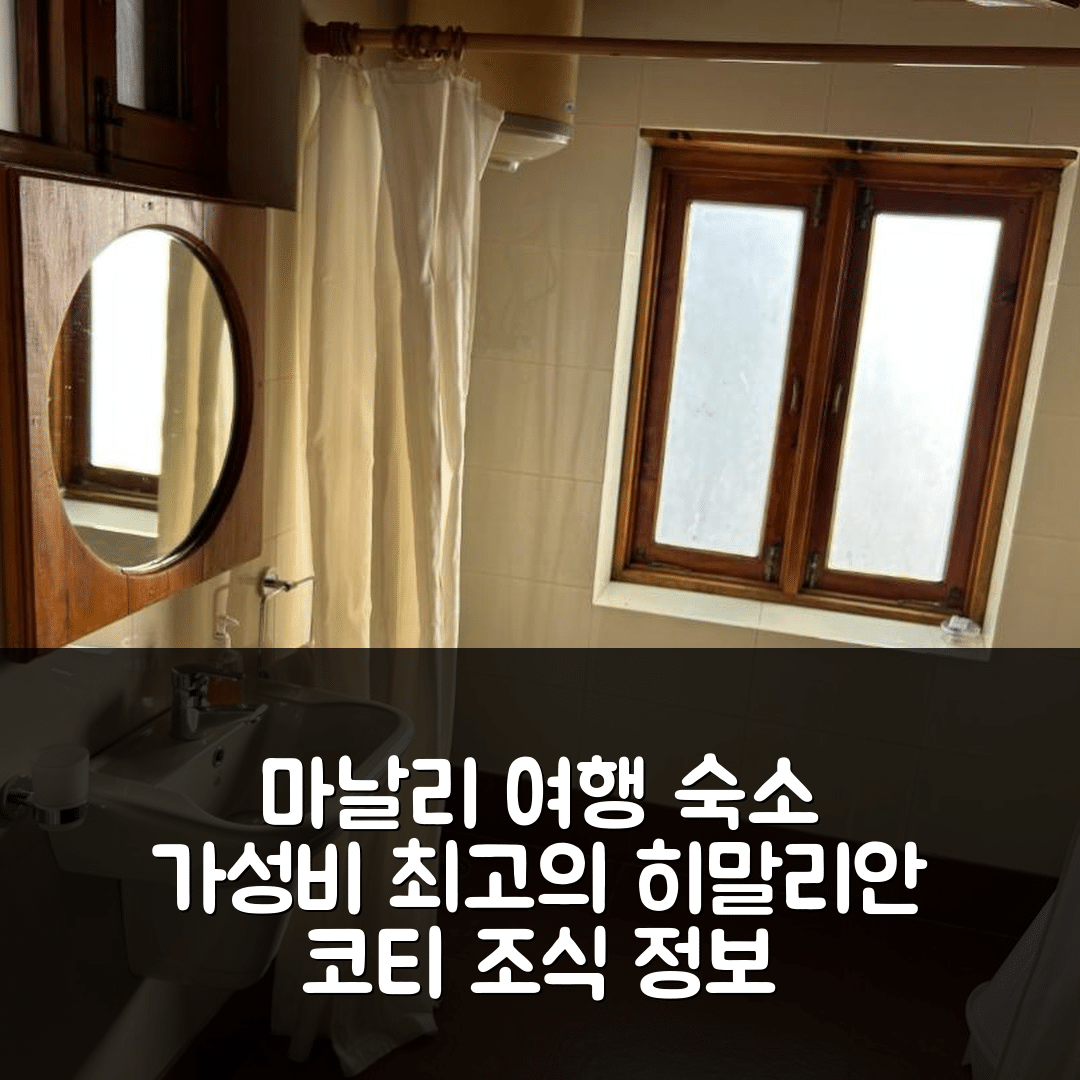 마날리 숙소 여행 호텔 추천 히말리안 코티 카이스 | 가격과 위치, 가성비 뛰어난 조식 정보 5가지