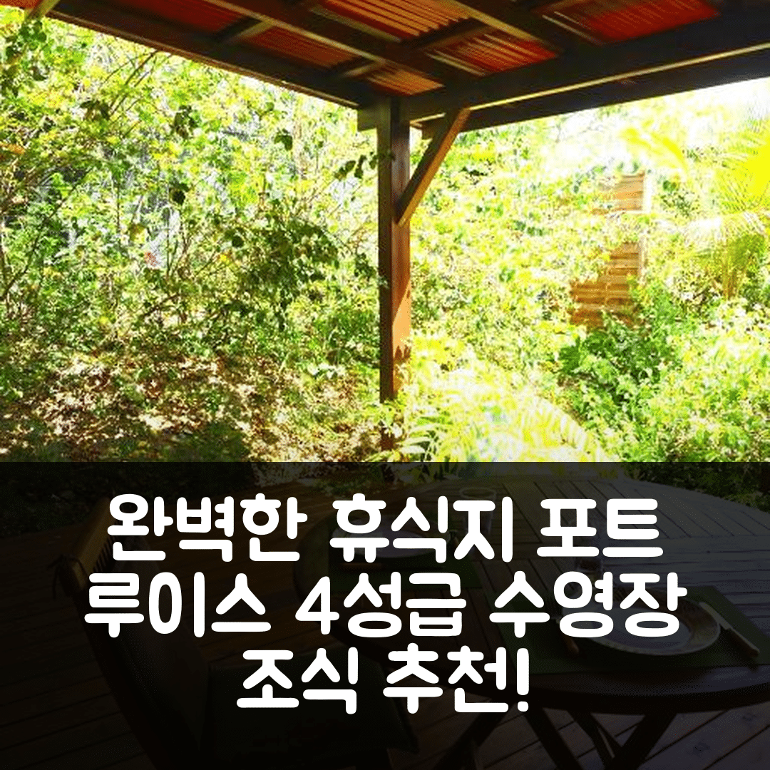 포트 루이스 숙소 여행 호텔 추천 카라입 크레올 키즈 | 4성급 수영장과 조식으로 즐기는 완벽한 휴식지 7가지 팁