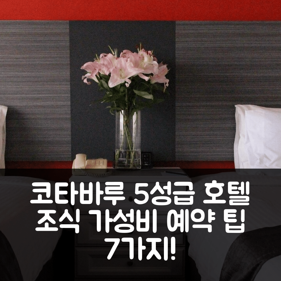 코타바루 숙소 여행 호텔 추천 그랜드 리버뷰 호텔 | 5성급 조식과 가성비 뛰어난 예약 팁 7가지