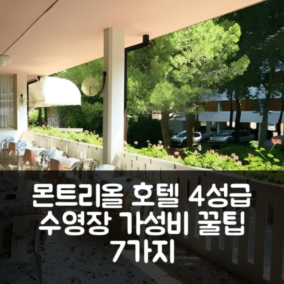 비비온네 숙소 여행 호텔 추천 몬트리올 호텔 | 4성급 수영장과 조식으로 즐기는 가성비 꿀팁 7가지